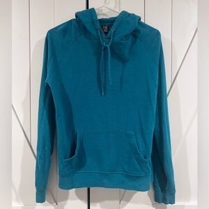 Vintage Zine Clothing Teal Hoodie